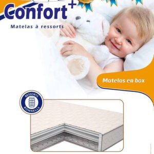 Matelas Bébé à Ressorts Biconiques : Confort+