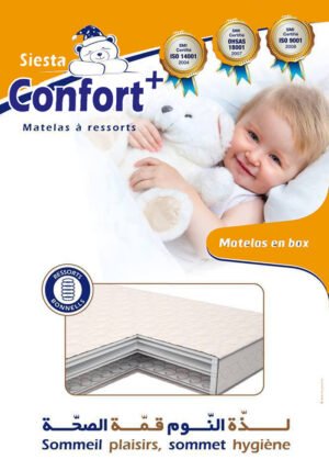 Matelas Bébé à Ressorts Biconiques : Confort+