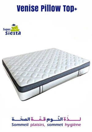 Matelas Ergonomique, Orthopédique à Ressorts Biconiques : Venise Pillow Top+