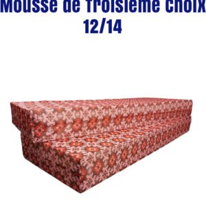 Matelas en Mousse Polyuréthanne de Troisième Choix : 12/14