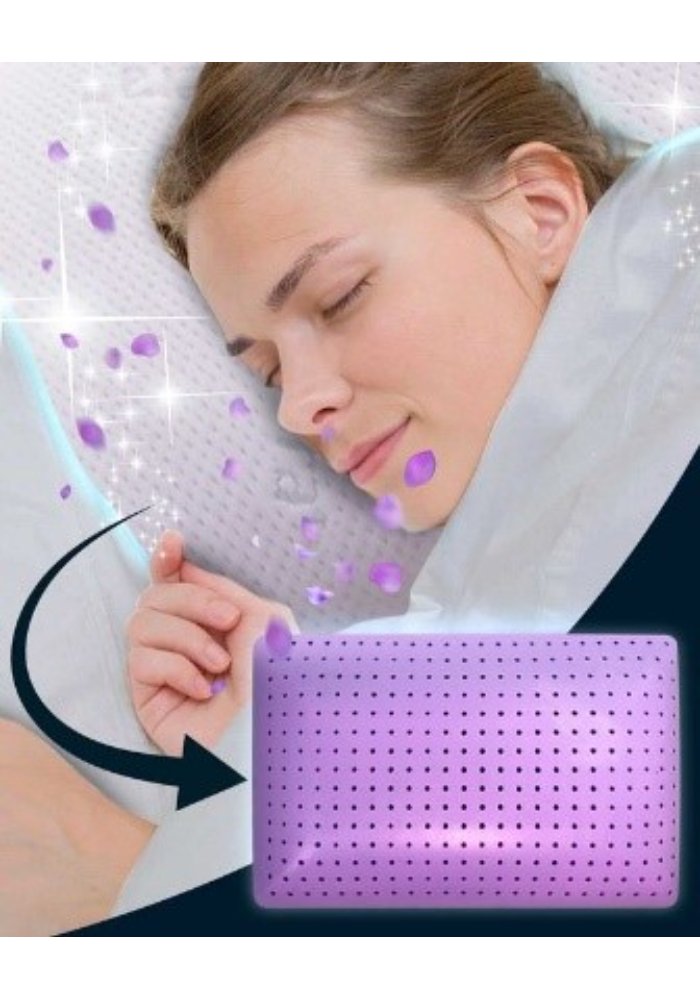 Oreiller Médical Aromathérapeutique : avec canaux d'air Lavande – Image 7