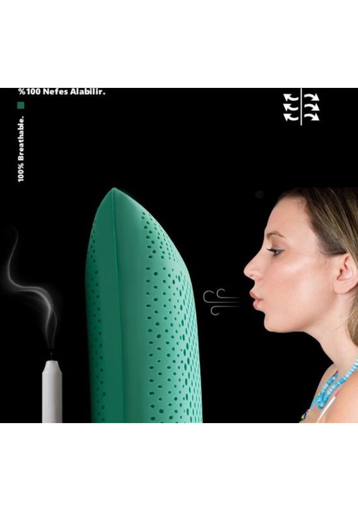 Oreiller Médical Aromathérapeutique : avec canaux d'air Menthe – Image 7