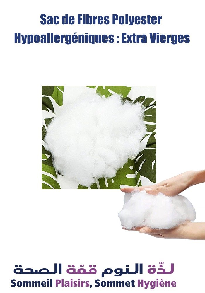 Sac de Fibres Polyester Hypoallergéniques : Extra Vierges