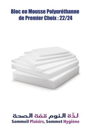 Bloc en Mousse Polyuréthanne de Premier Choix : 22/24
