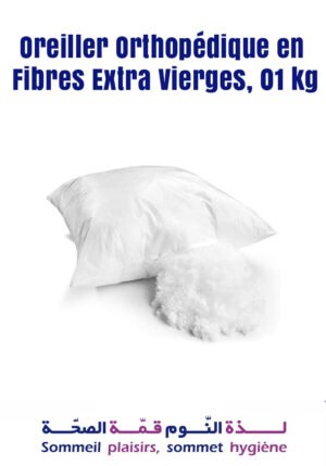 Oreiller Orthopédique en Fibres Extra Vierges, 01 kg