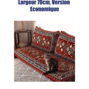 Salon Berbère en 01 seule Pièce, largeur 70 cm, Version Economique