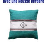 Coussin Décoratif 50x50 cm avec une Housse Berbère