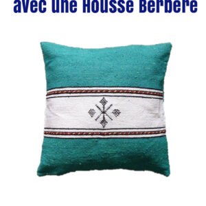 Coussin Décoratif 50x50 cm avec une Housse Berbère