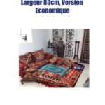 Salon Berbère en 01 seule Pièce, largeur 80 cm, Version Economique