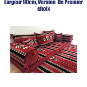 Salon Berbère en 01 seule Pièce, largeur 90 cm, Version de Premier Choix