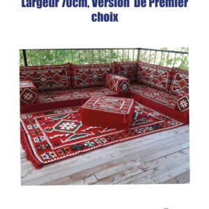 Salon Berbère en 02 Pièces, largeur 70 cm, Version de Premier Choix