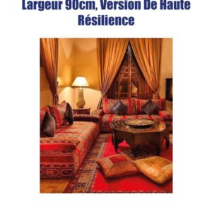Salon Berbère en 02 Pièces, largeur 90 cm, Version de Haute Résilience