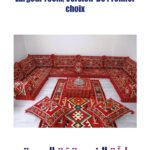 Salon Berbère en 03 Pièces, largeur 70 cm, Version de Premier Choix