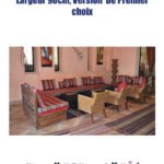 Salon Berbère en 03 Pièces, largeur 90 cm, Version de Premier Choix