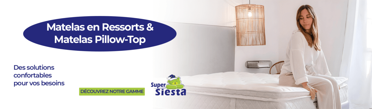 matelas en ressorts & matelas pillow-top