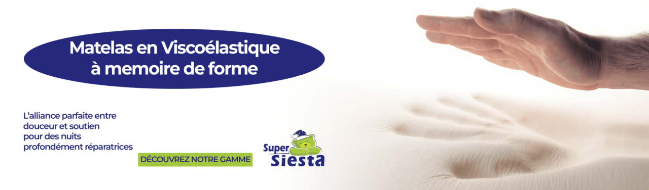 matela en viscoélastique-avec-mémoire-de-forme