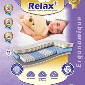Matelas Ergonomique à Ressorts Ensachés : Relax+