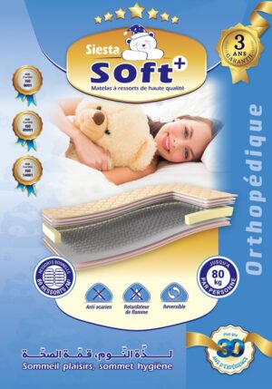 Matelas Orthopédique à Ressorts Biconiques : Soft+