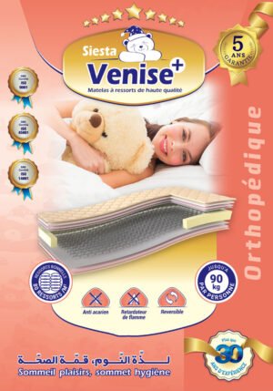 Matelas Orthopédique à Ressorts Biconiques : Venise+