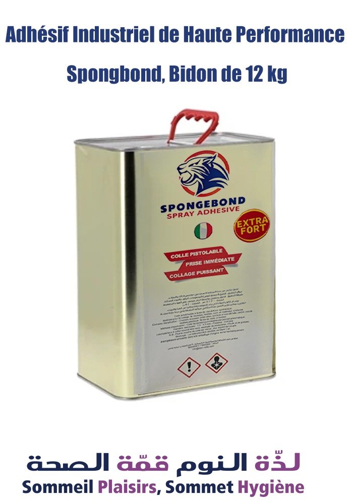 Adhésif Industriel de Haute Performance Spongbond, Bidon de 12 kg