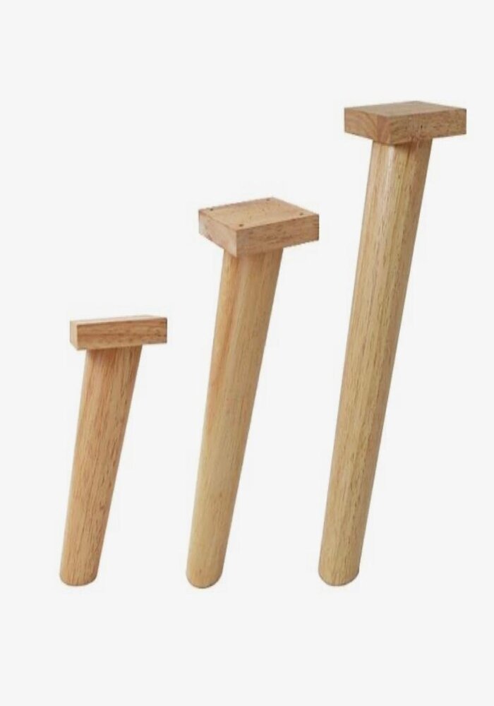 Carton de 100 Pieds de Support pour Meuble, Forme Cylindrique, en Bois – Image 4