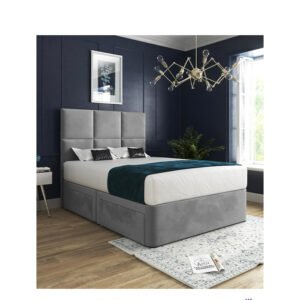 Lit Matelassé en Forme de Carré