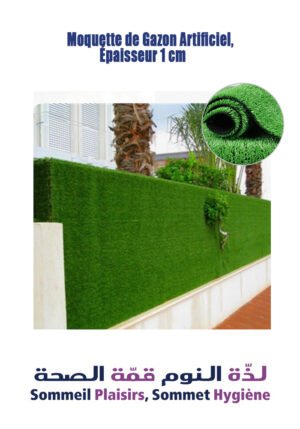 Moquette de Gazon Artificiel, Épaisseur 1 cm