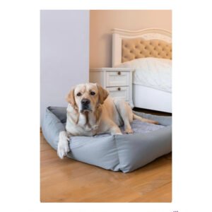 Panier de Couchage Rectangulaire, 70x50 cm accompagné d’un petit Coussin