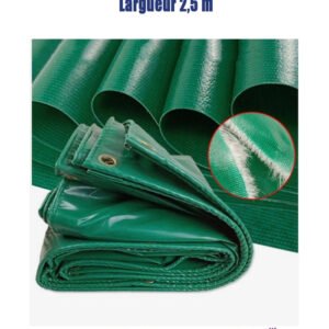 Rouleau de Bâche de Protection KIA 630 g, Longueur 50 m, Largueur 2,5 m