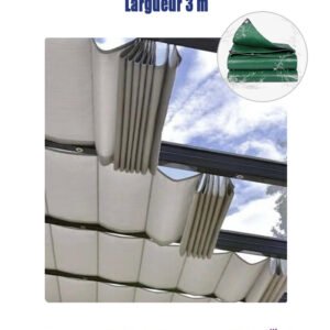 Rouleau de Bâche de Protection KIA 630 g, Longueur 50 m, Largueur 3 m