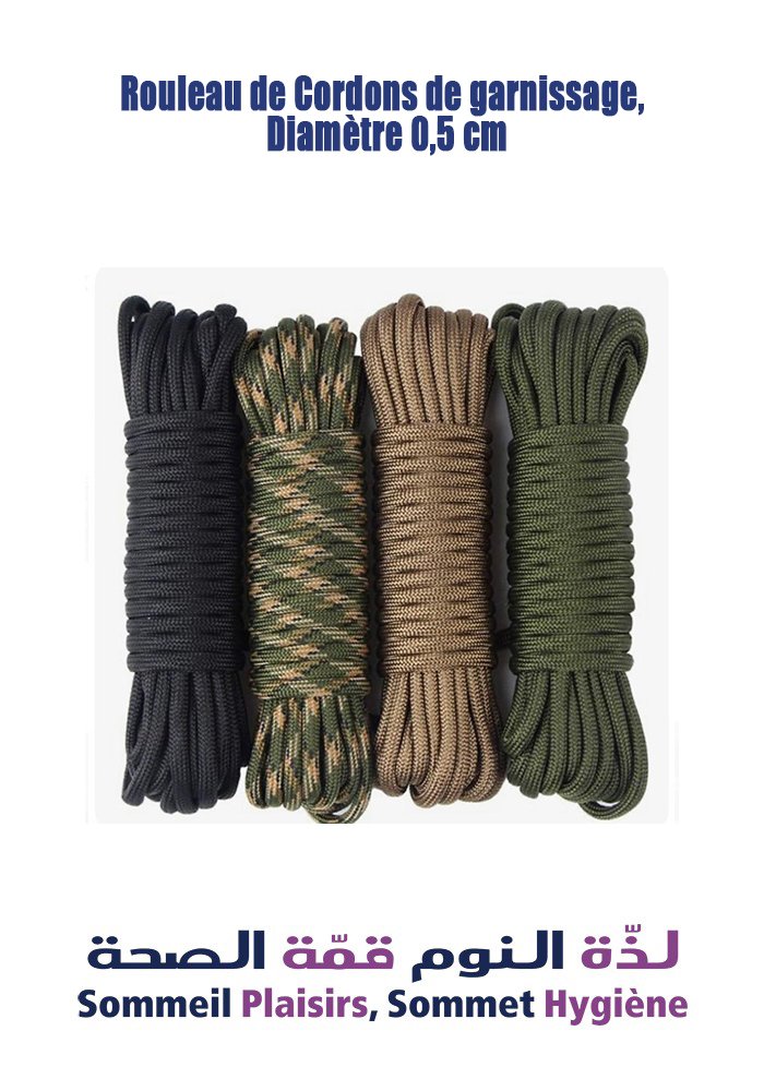 Rouleau de Cordon de garnissage, Diamètre 0,5 cm - Matelas Rouleau de Cordon de garnissage, Diamètre 0,5 cm