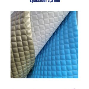 Rouleau de Cuir Synthétique en PVC de Premier Choix, Longueur 30 m, Épaisseur 2,5 mm