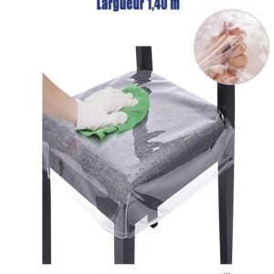 Rouleau de Film Isolant Transparent, Epaisseur 0,15 mm, Longueur 100 m, Largeur 1,40 m
