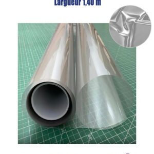 Rouleau de Film Isolant Transparent, Epaisseur 0,5 mm, Longueur 50 m, Largeur 1,40 m