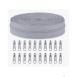 Sac de Curseurs Métalliques Inoxydables pour Chaine de type 3 (1000 Pièces)