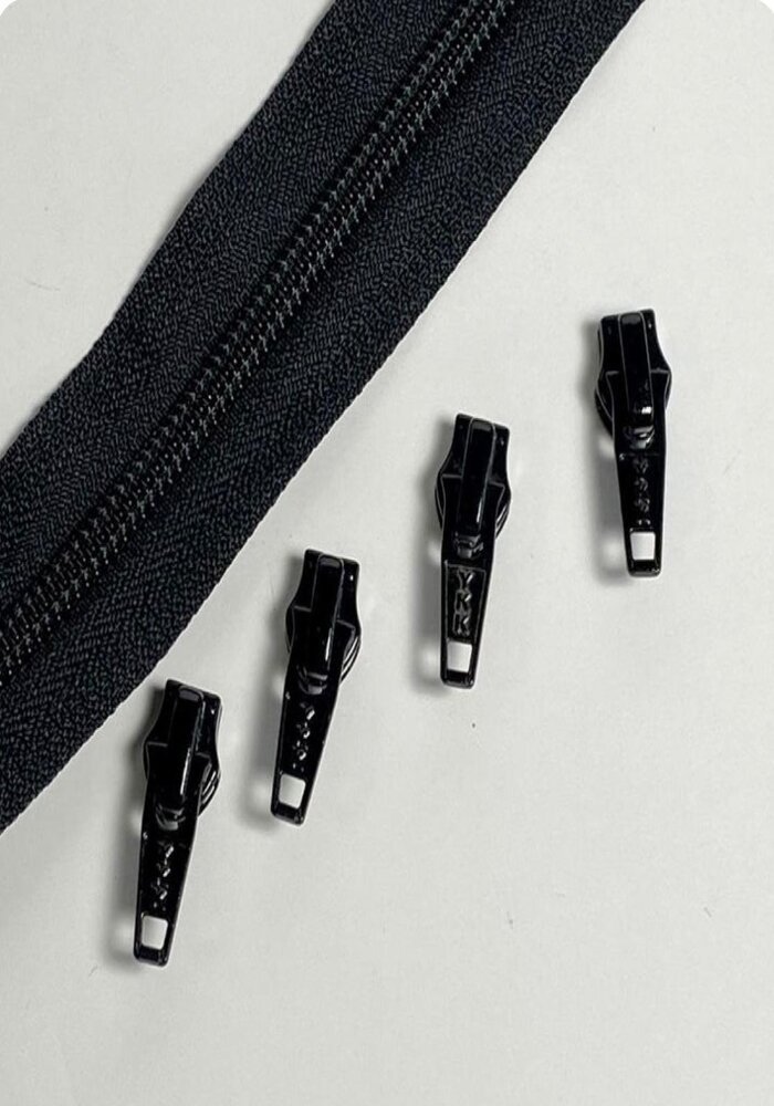 Sac de Curseurs Métalliques Inoxydables pour Chaine de type 5 (1000 Pièces) – Image 11