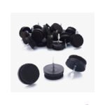 Sac de Patins Ronds en Plastique à Fixation Clou Intégré, Diamètre 26 mm (100 Pièces)