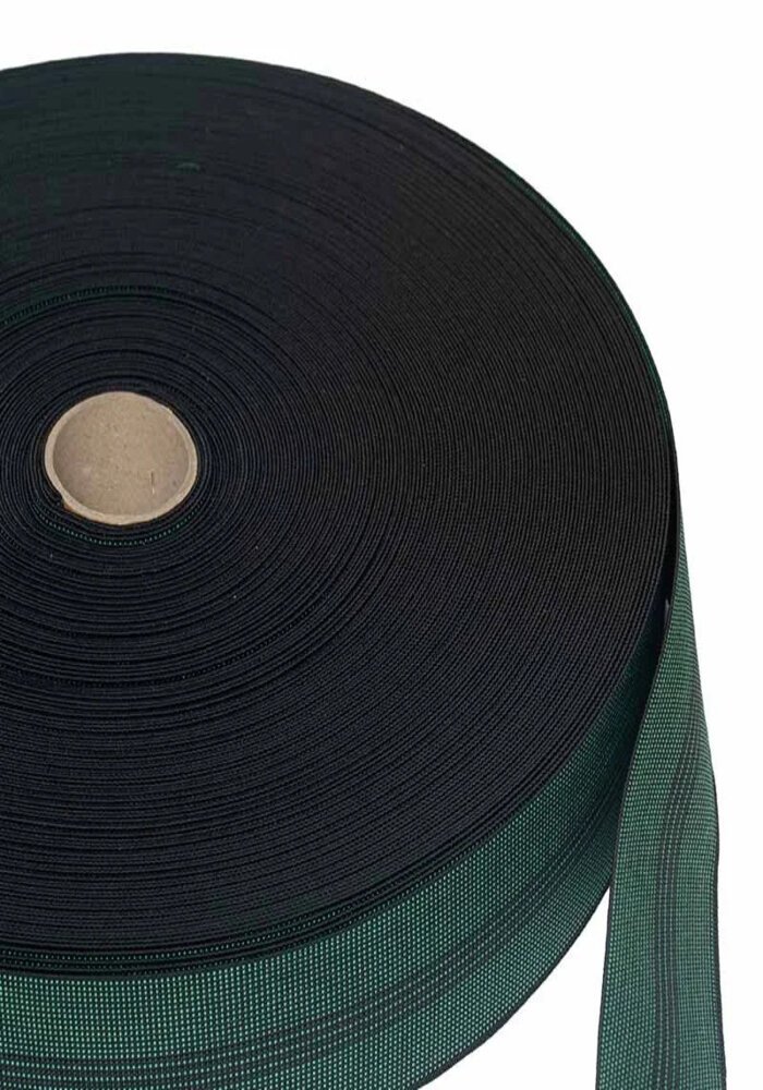 Rouleau de Sangle Élastique GW4 Verte, en 50 ou 100 m de Longueur, 7 cm de Largeur – Image 3