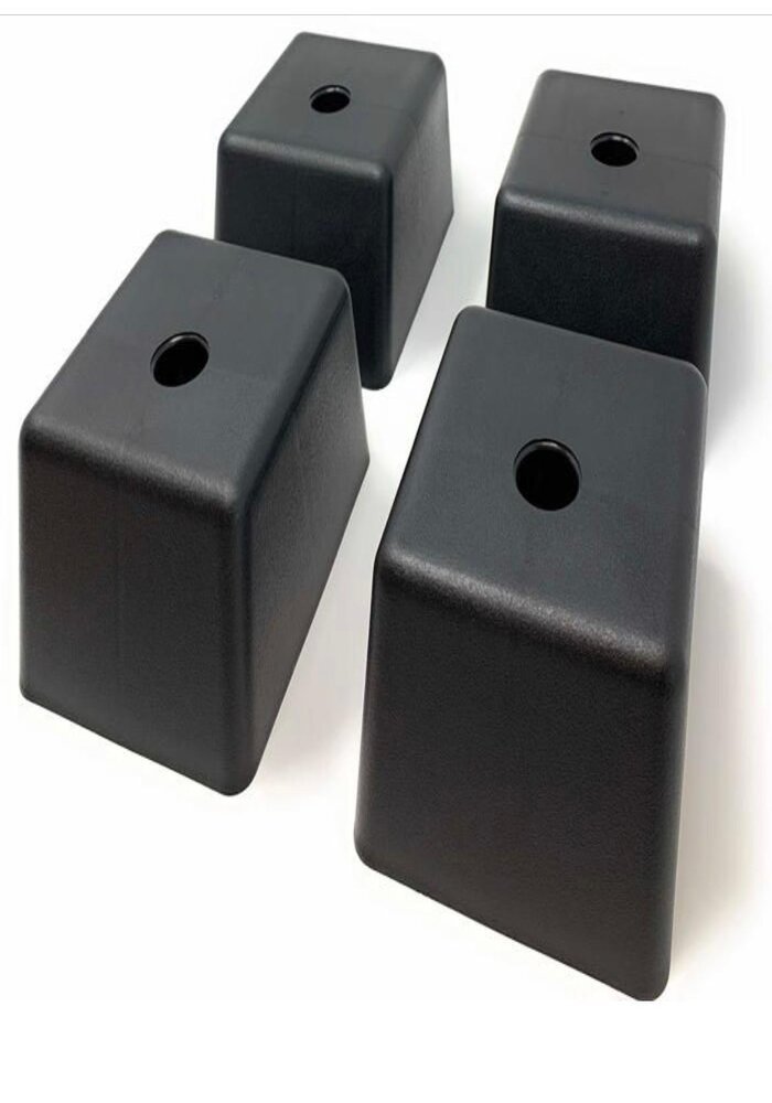 Carton de 100 Pieds de Support pour Meuble, Forme Carrée, en Plastique – Image 3