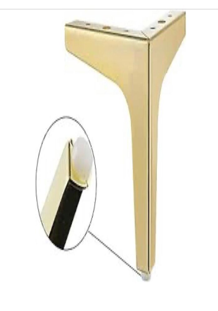 Carton de 100 Pieds de Support pour Meuble, Forme Triangulaire, en Métal Dorés – Image 10