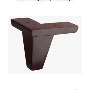 Carton de 100 Pieds de Support pour Meuble, Forme Triangulaire, en Plastique