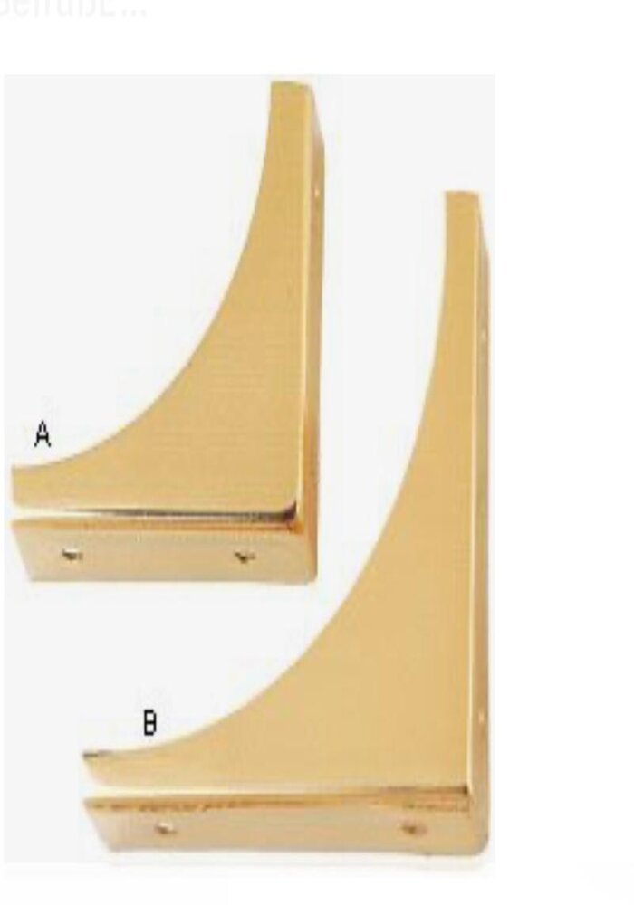 Carton de 100 Pieds de Support pour Meuble, Forme en L, en Métal Doré – Image 6
